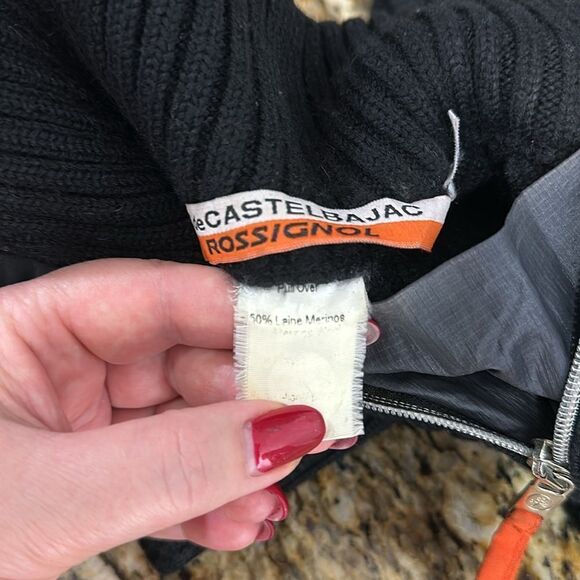 JC de Castelbajac 1/2 Zipper Merino Wool Blend Sweatshirt In Black Size M - Picture 9 of 12